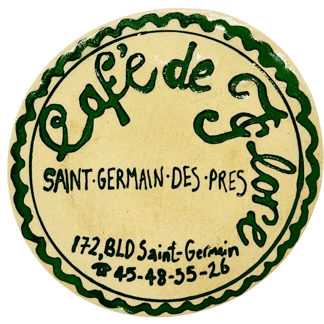 Cafe De Flore Coaster