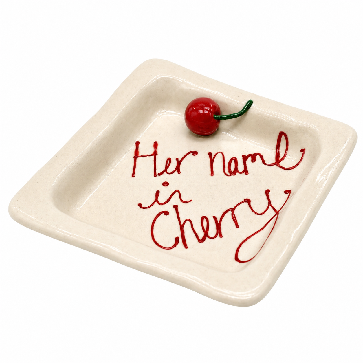 Her Name is Cherry Trinket Tray