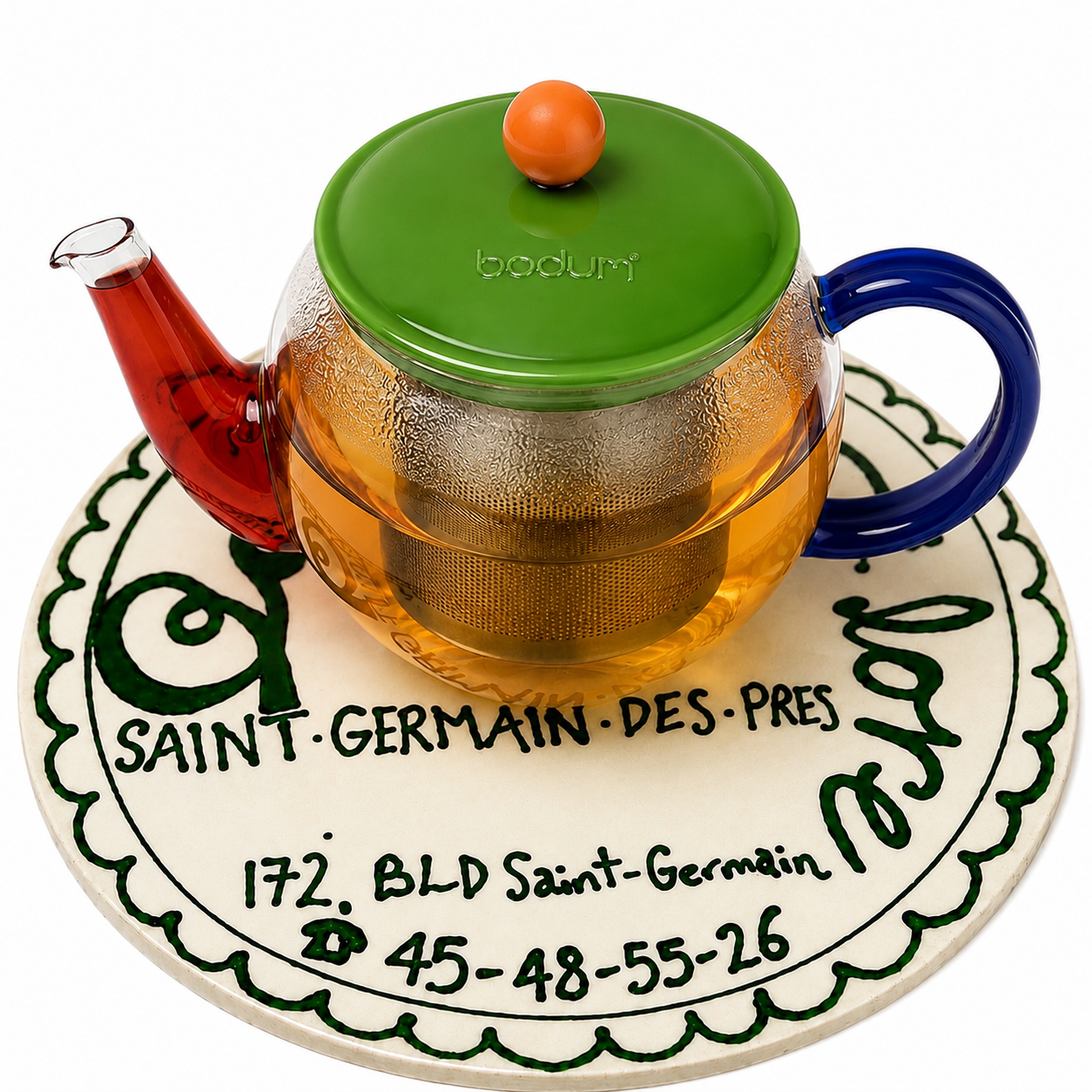 Giant Cafe De Flore Coaster