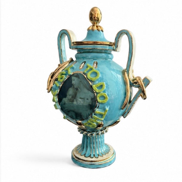 I Exist To Do This Vase