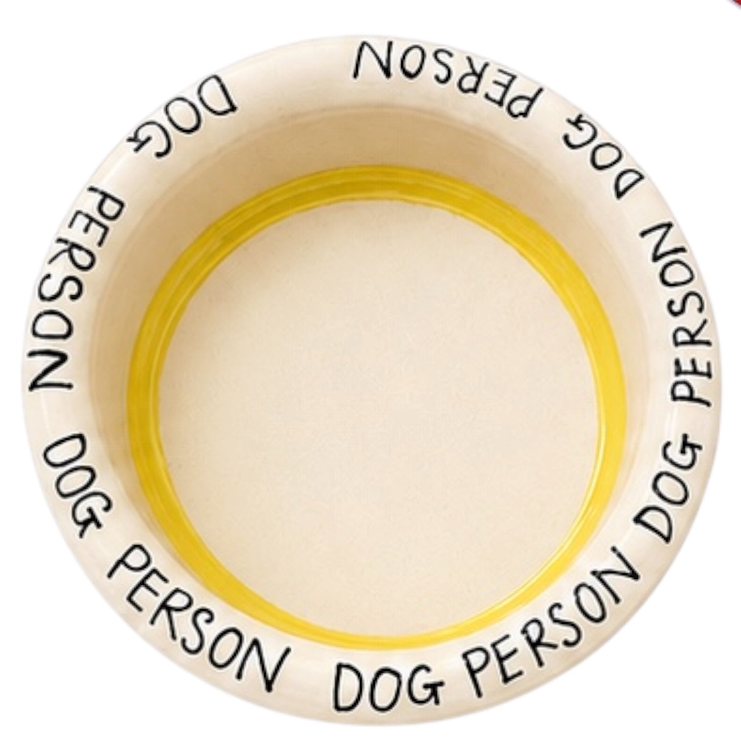 Dog Person Dog Bowl