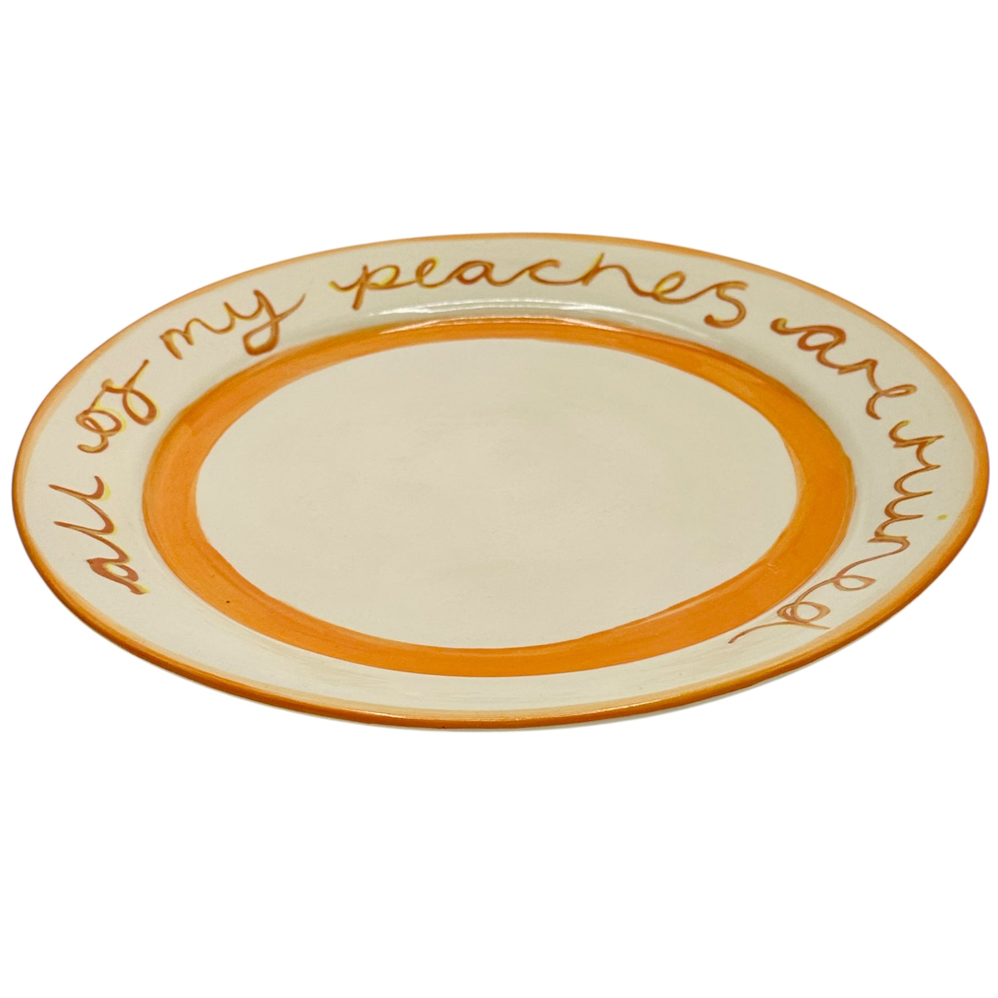 All Of My Peaches Dinner Plate