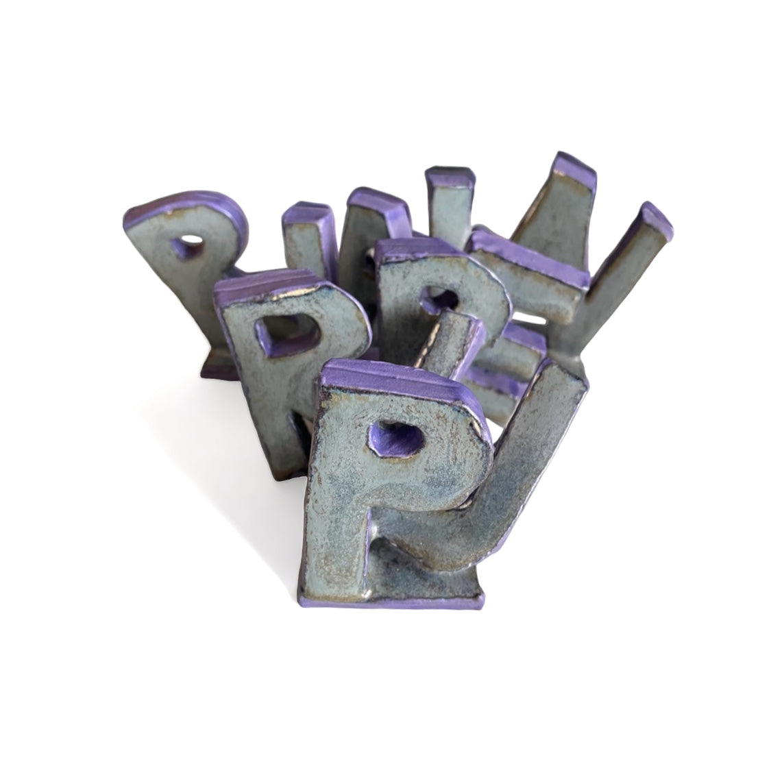 Purple Rain Table Sculpture