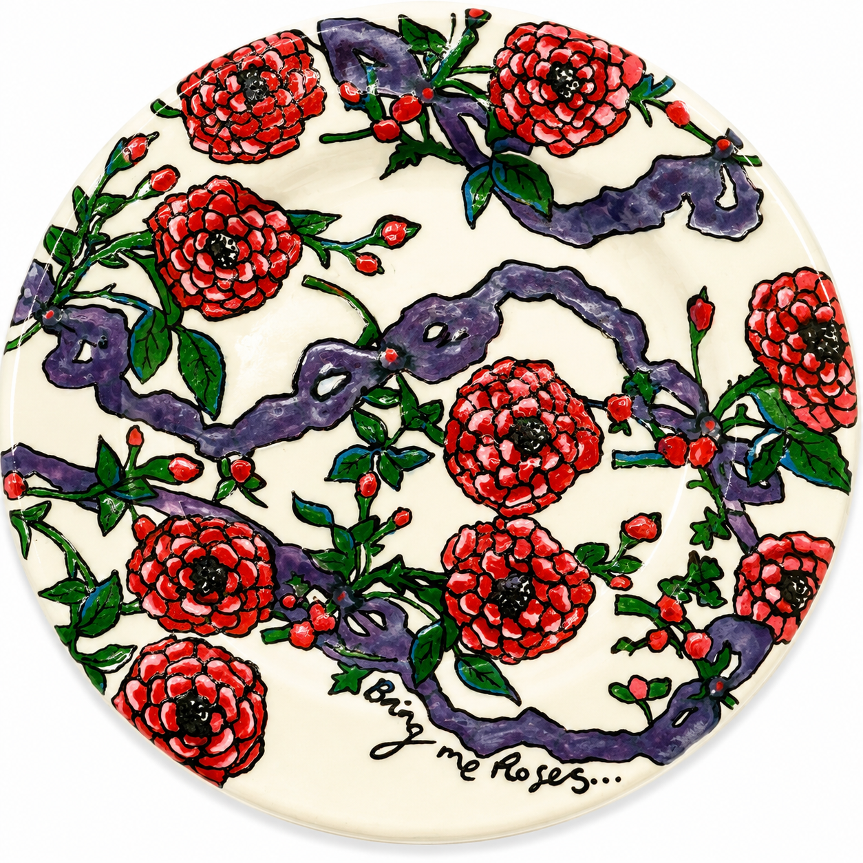 Bring Me Roses Side Plate