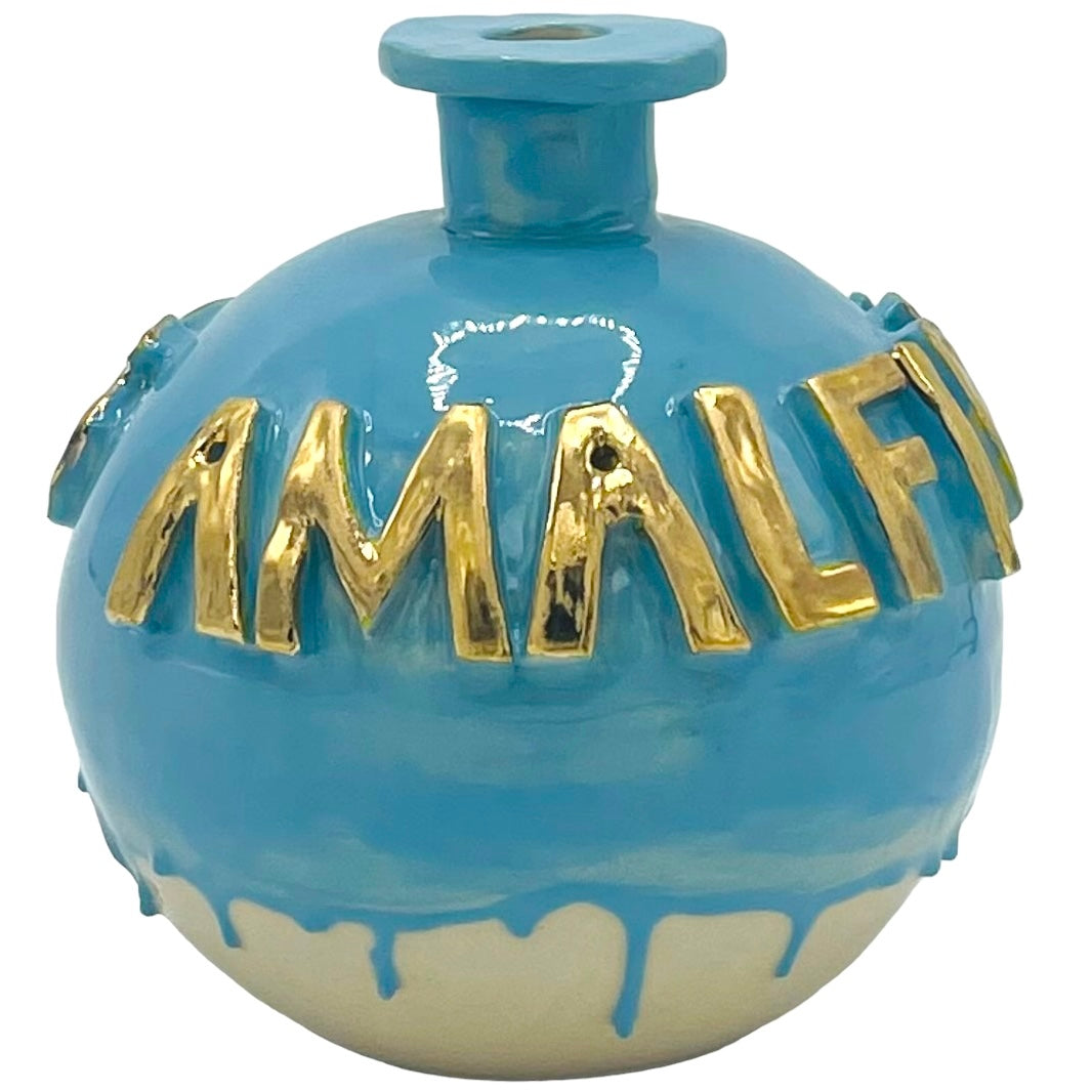 Amalfi Blue Skies Vase