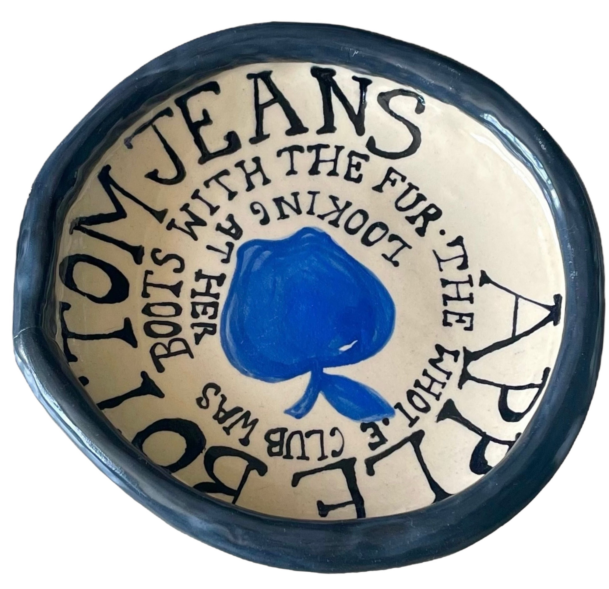 Apple Bottom Jeans Small Plate