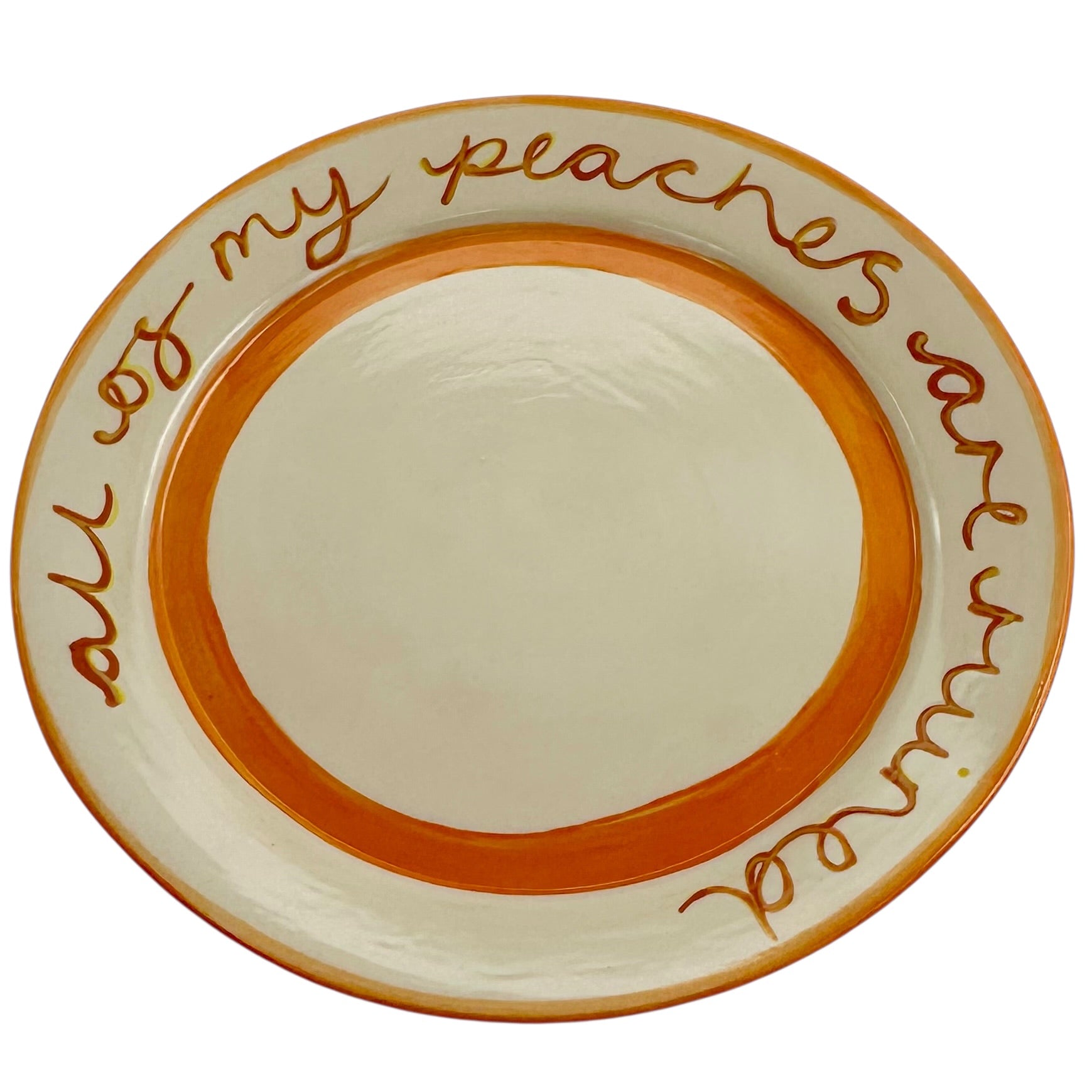 All Of My Peaches Dinner Plate