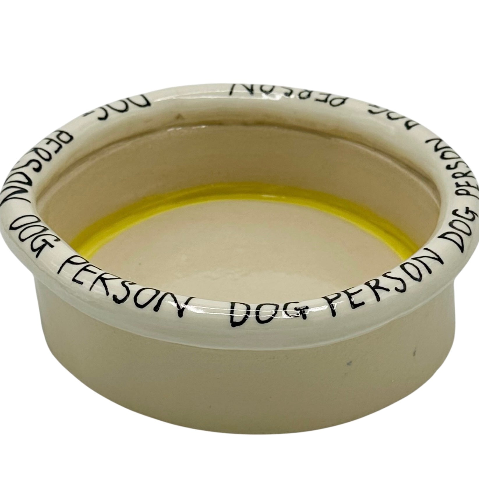 Dog Person Dog Bowl