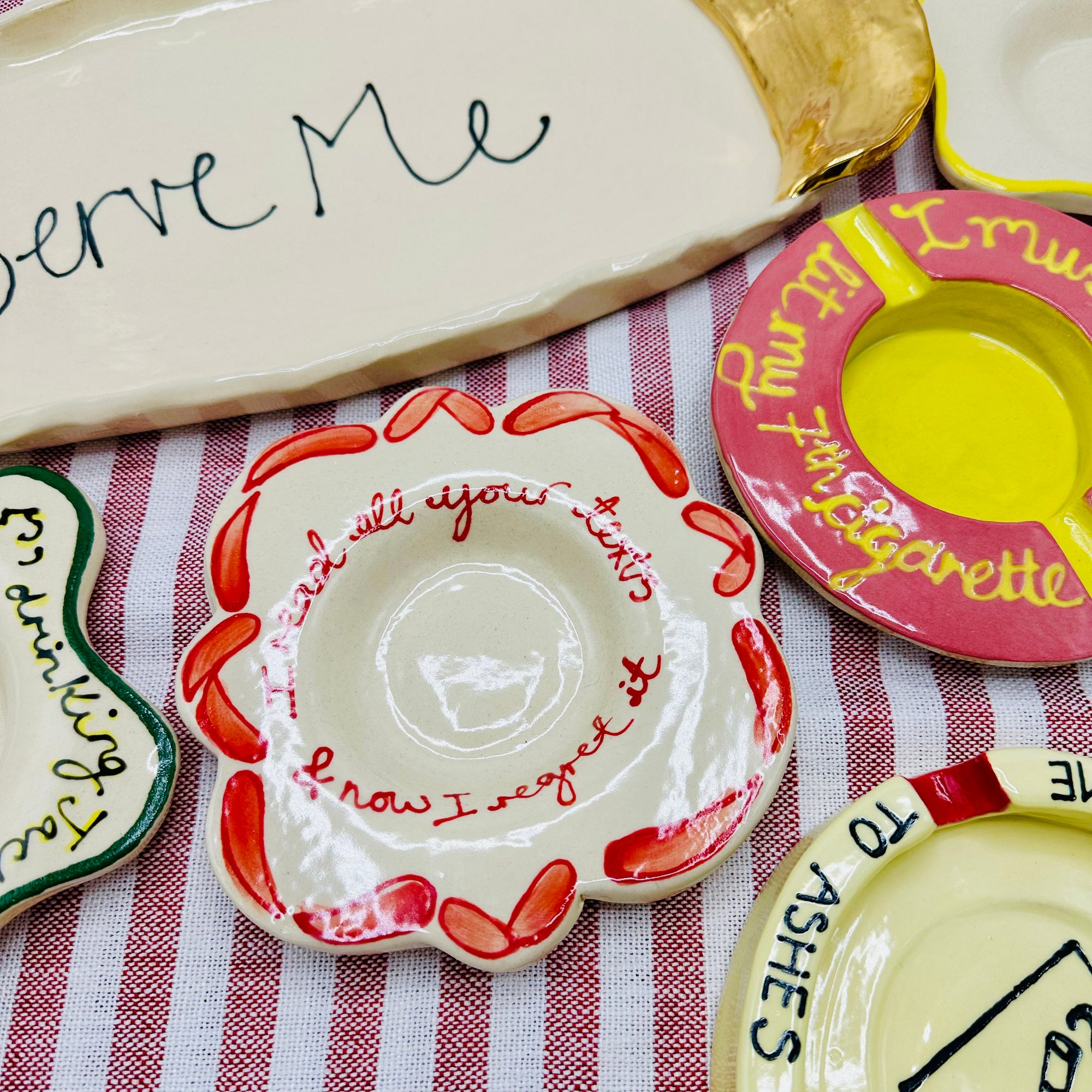 I Read All Your Texts Small Plate